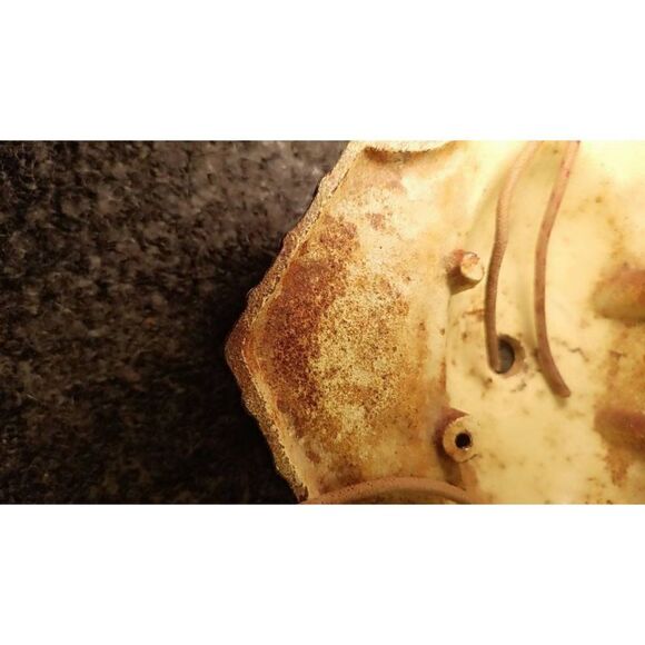 Antique art deco flat mount ceiling light fixture with double light. Late 1800s - Picture 8 of 10